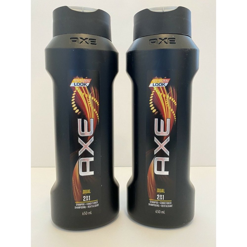 2 X Axe Dual 2 in 1 Shampoo + Conditioner 22oz Discontinued